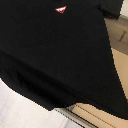 プラダコピー メンズコットンハイエンドカジュアル半袖Tシャツ