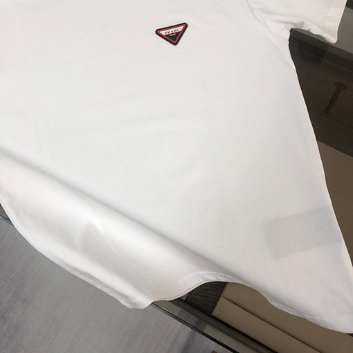 プラダコピー メンズコットンハイエンドカジュアル半袖Tシャツ