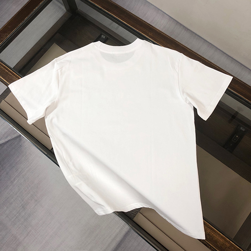 フェンディ カジュアルカジュアルラウンドネック半袖Tシャツ
