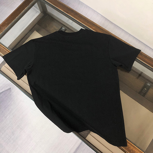 フェンディ カジュアルカジュアルラウンドネック半袖Tシャツ