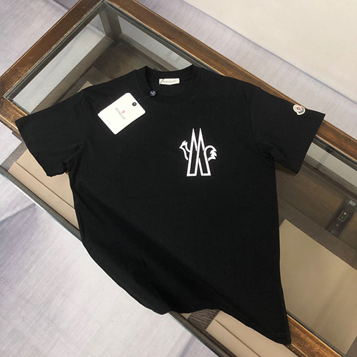 モンクレール 新しいカップルのラウンドネック半袖Tシャツ