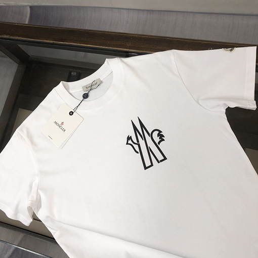 モンクレール 新しいカップルのラウンドネック半袖Tシャツ