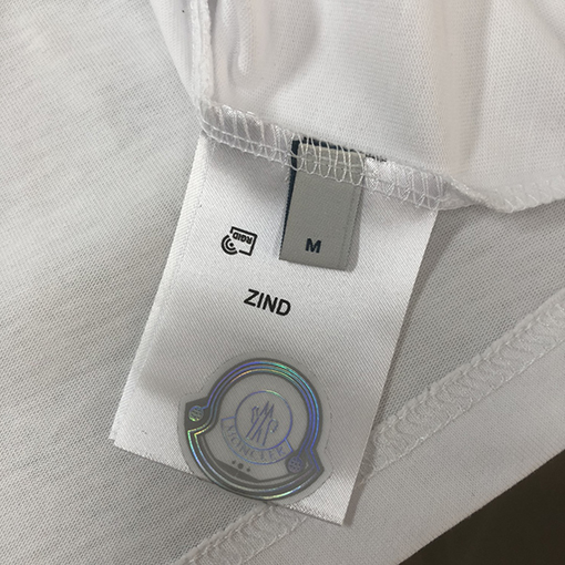 モンクレール アルファベットロゴプリントクルーネック半袖Tシャツ