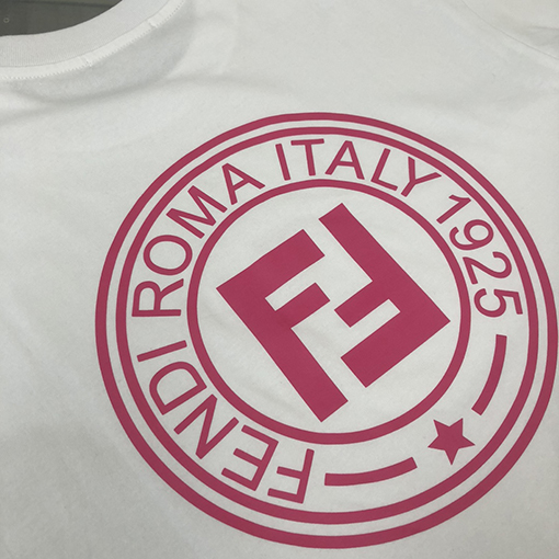 フェンディコピー  ラウンドネック半袖カップルTシャツ