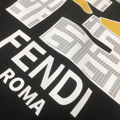 フェンディコピー スタイリッシュなラウンドネック半袖カップルTシャツ