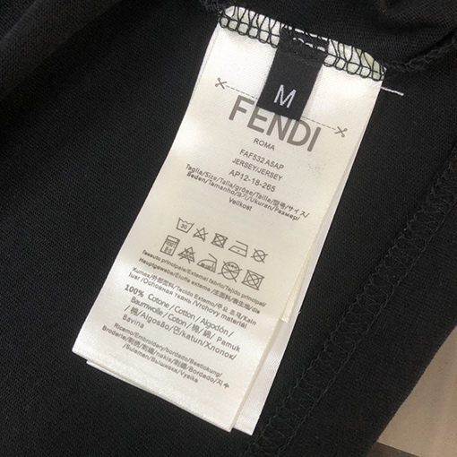 フェンディコピー スタイリッシュなラウンドネック半袖カップルTシャツ