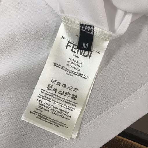 フェンディコピー スタイリッシュなラウンドネック半袖カップルTシャツ