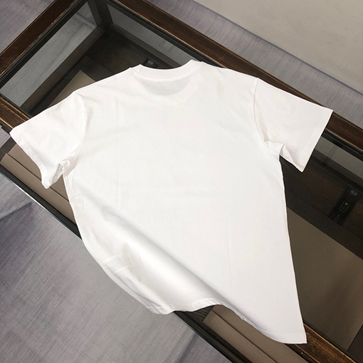 フェンディコピー  スタイリッシュなラウンドネック半袖カップルTシャツ