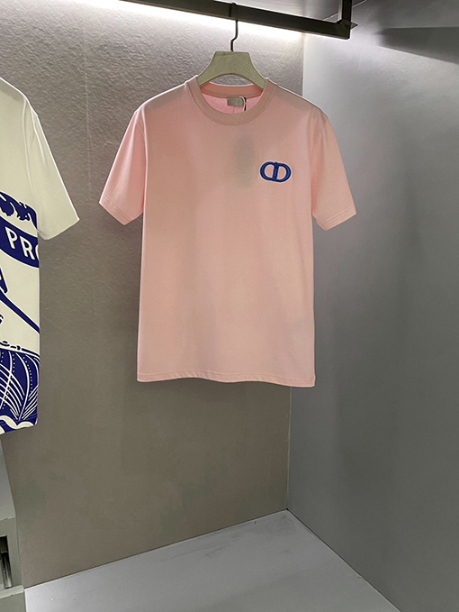 ディオール CD 刺繍 シンプル半袖 Tシャツ