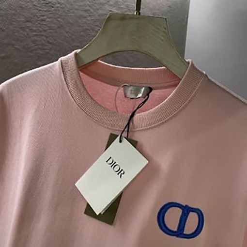 ディオール CD 刺繍 シンプル半袖 Tシャツ