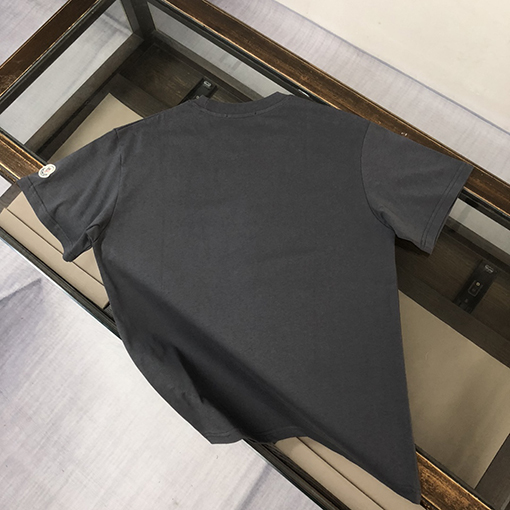 モンクレールスーパーコピー 立体ロゴアルファベットロゴカップルTシャツ