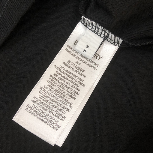 バーバリー ラウンドネック半袖カップルTシャツ