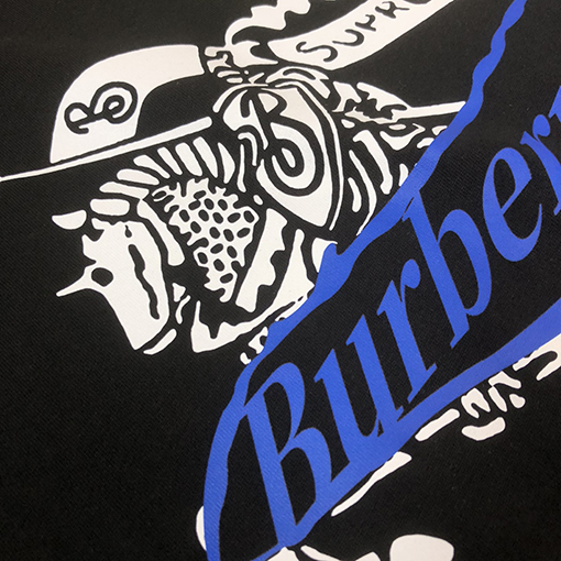 バーバリー ラウンドネック半袖カップルTシャツ