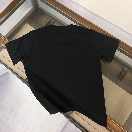 バーバリー ラウンドネック半袖カップルTシャツ