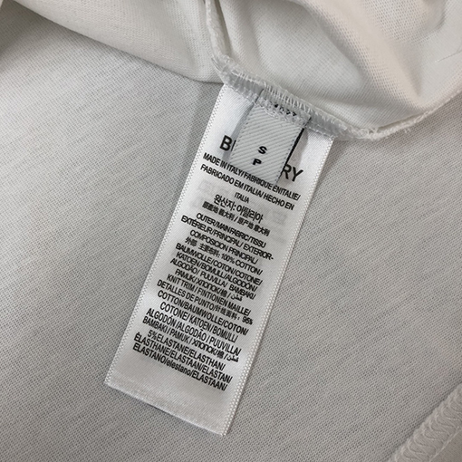 バーバリー ラウンドネック半袖カップルTシャツ