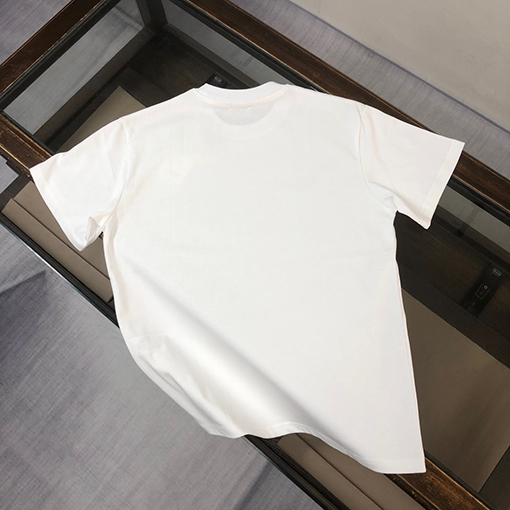 バーバリー ラウンドネック半袖カップルTシャツ