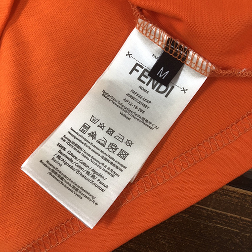 フェンディコピー 新しいラウンドネック半袖カップルTシャツ