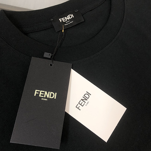 フェンディ クラシックなモンスターラウンドネックTシャツ