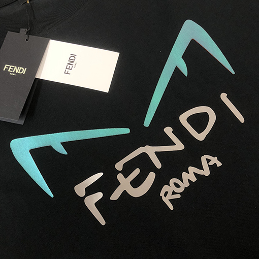 フェンディ クラシックなモンスターラウンドネックTシャツ