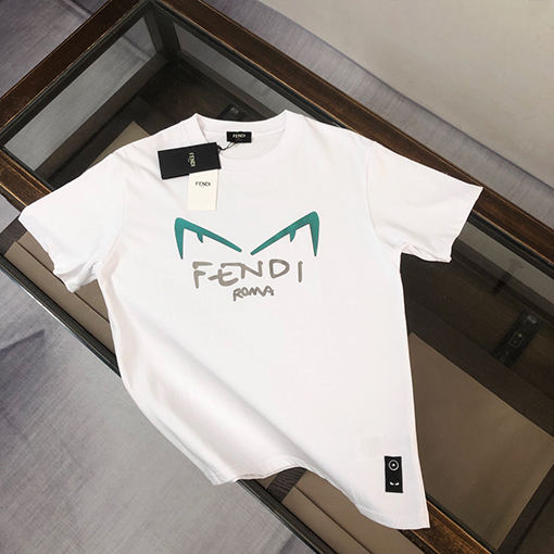 フェンディ クラシックなモンスターラウンドネックTシャツ