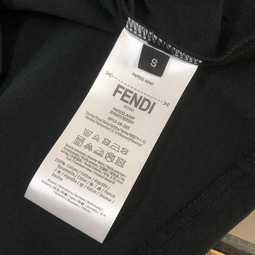 フェンディ クラシックなモンスターラウンドネックTシャツ
