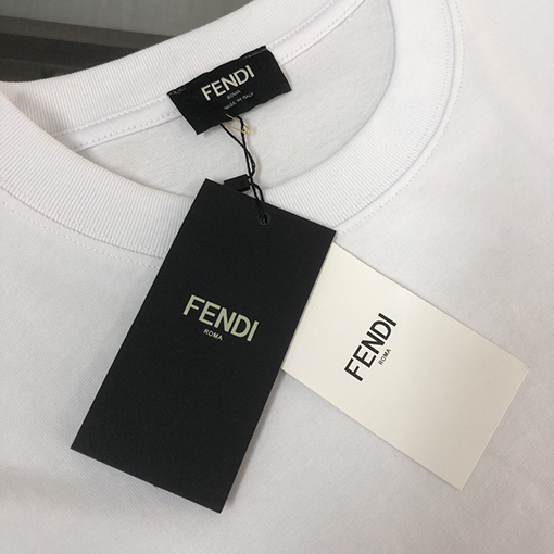 フェンディ クラシックなモンスターラウンドネックTシャツ
