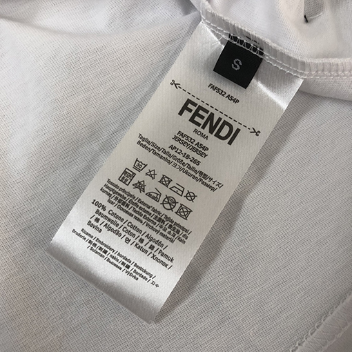 フェンディ クラシックなモンスターラウンドネックTシャツ