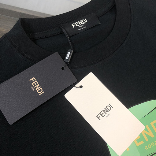 フェンディ ファッション カップル半袖Tシャツ