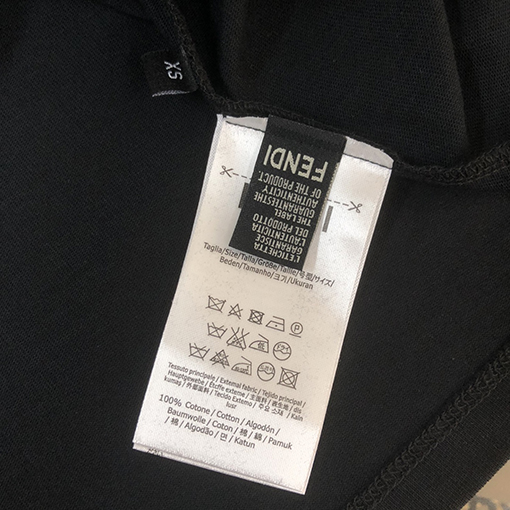 フェンディ ファッション カップル半袖Tシャツ