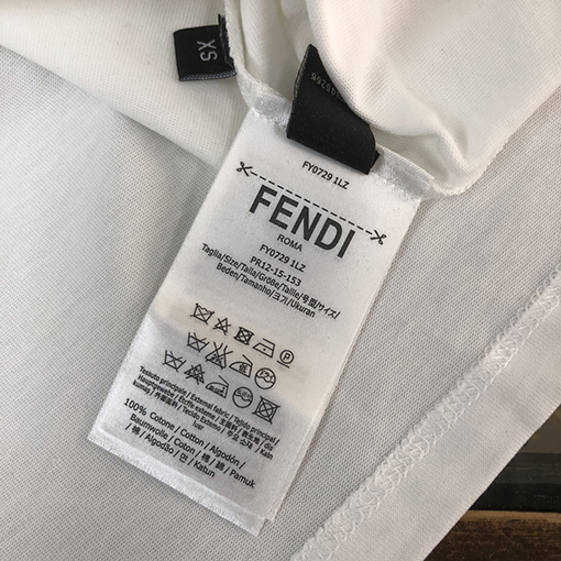 フェンディ ファッション カップル半袖Tシャツ