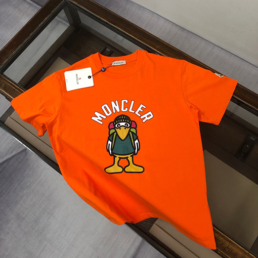 モンクレール ラウンドネック半袖カップルTシャツ
