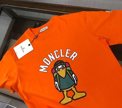モンクレール ラウンドネック半袖カップルTシャツ
