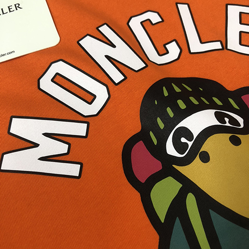 モンクレール ラウンドネック半袖カップルTシャツ