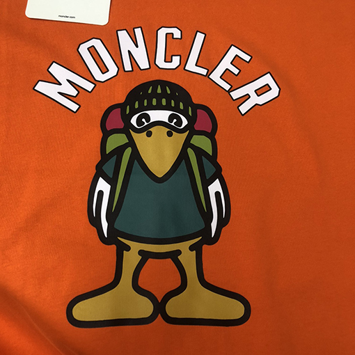 モンクレール ラウンドネック半袖カップルTシャツ