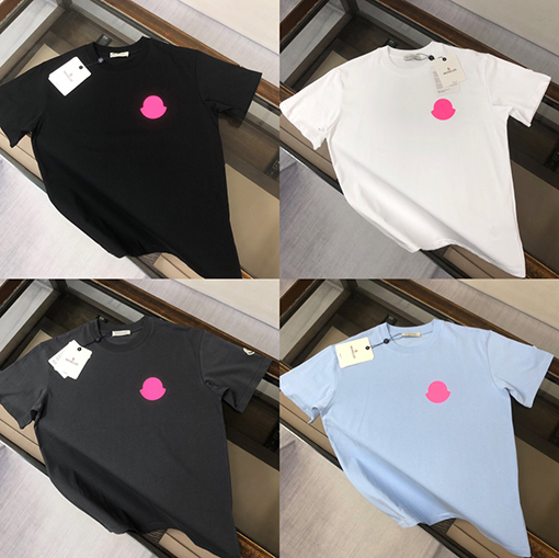 モンクレール   カップルラウンドネック半袖カップルTシャツ