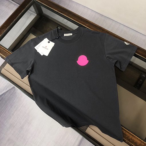 モンクレール   カップルラウンドネック半袖カップルTシャツ