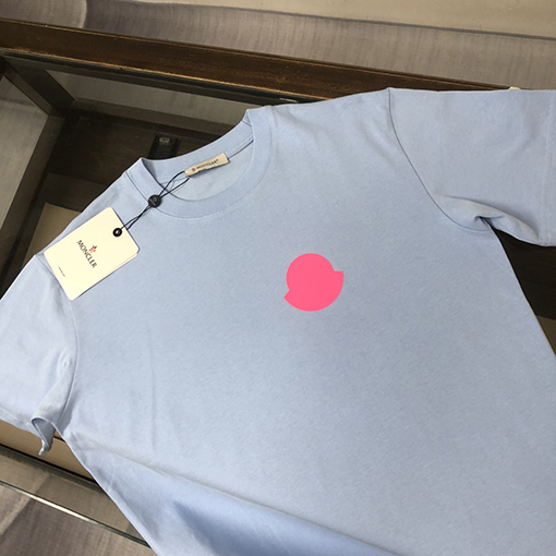 モンクレール   カップルラウンドネック半袖カップルTシャツ