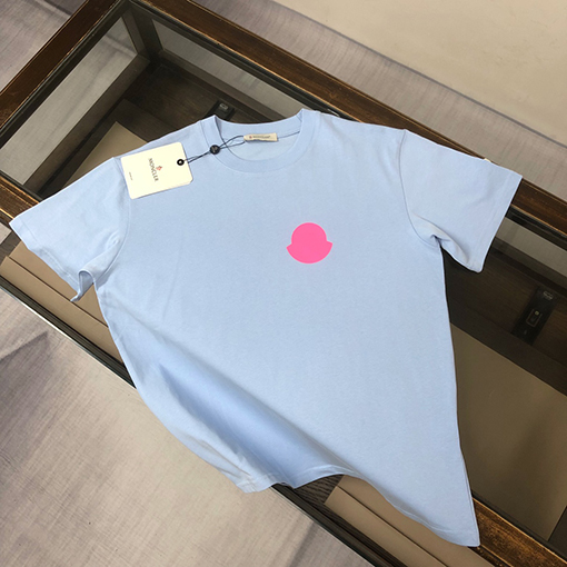 モンクレール   カップルラウンドネック半袖カップルTシャツ