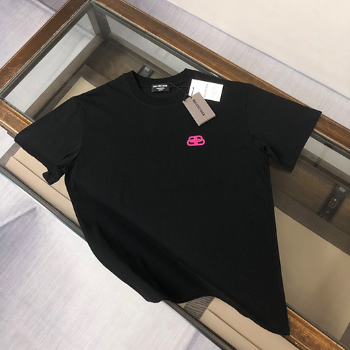 バレンシアガスーパーコピー ラウンドネック半袖カップルTシャツ
