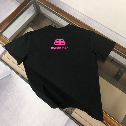 バレンシアガスーパーコピー ラウンドネック半袖カップルTシャツ