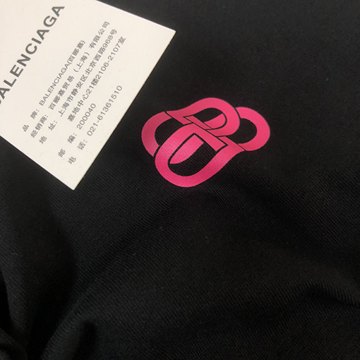 バレンシアガスーパーコピー ラウンドネック半袖カップルTシャツ