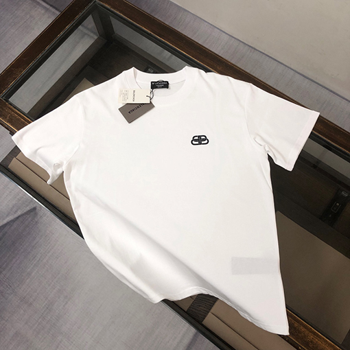バレンシアガスーパーコピー ラウンドネック半袖カップルTシャツ