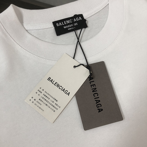 バレンシアガスーパーコピー ラウンドネック半袖カップルTシャツ