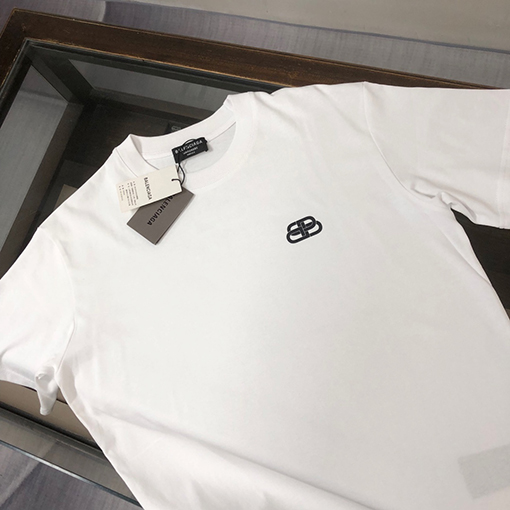 バレンシアガスーパーコピー ラウンドネック半袖カップルTシャツ