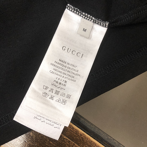 グッチ 新しいカップルのコットンラウンドネック半袖Tシャツ