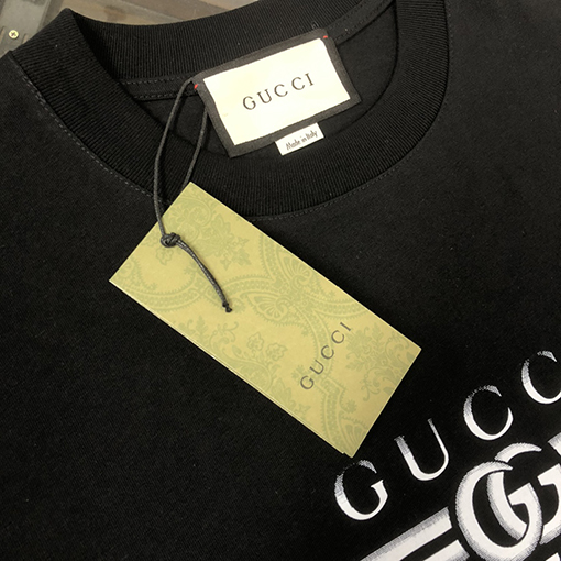 グッチコピー 新しいカップルのラウンドネック半袖Tシャツ