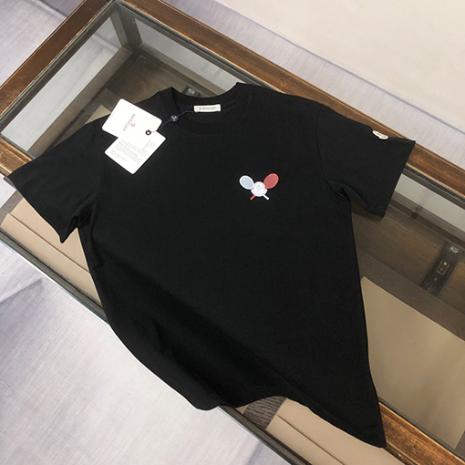 モンクレールスーパーコピー ロゴプリントラウンドネックTシャツ