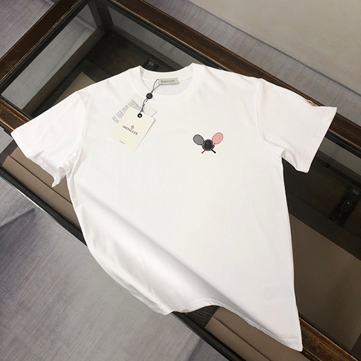 モンクレールスーパーコピー ロゴプリントラウンドネックTシャツ