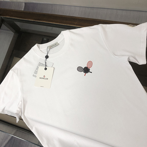 モンクレールスーパーコピー ロゴプリントラウンドネックTシャツ