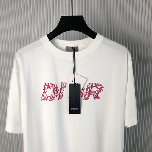 ディオールコピー  限定アルファベット半袖Tシャツ
